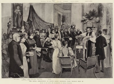 Il battesimo reale a White Lodge, Richmond Park, lunedì 16 luglio da Amedee Forestier